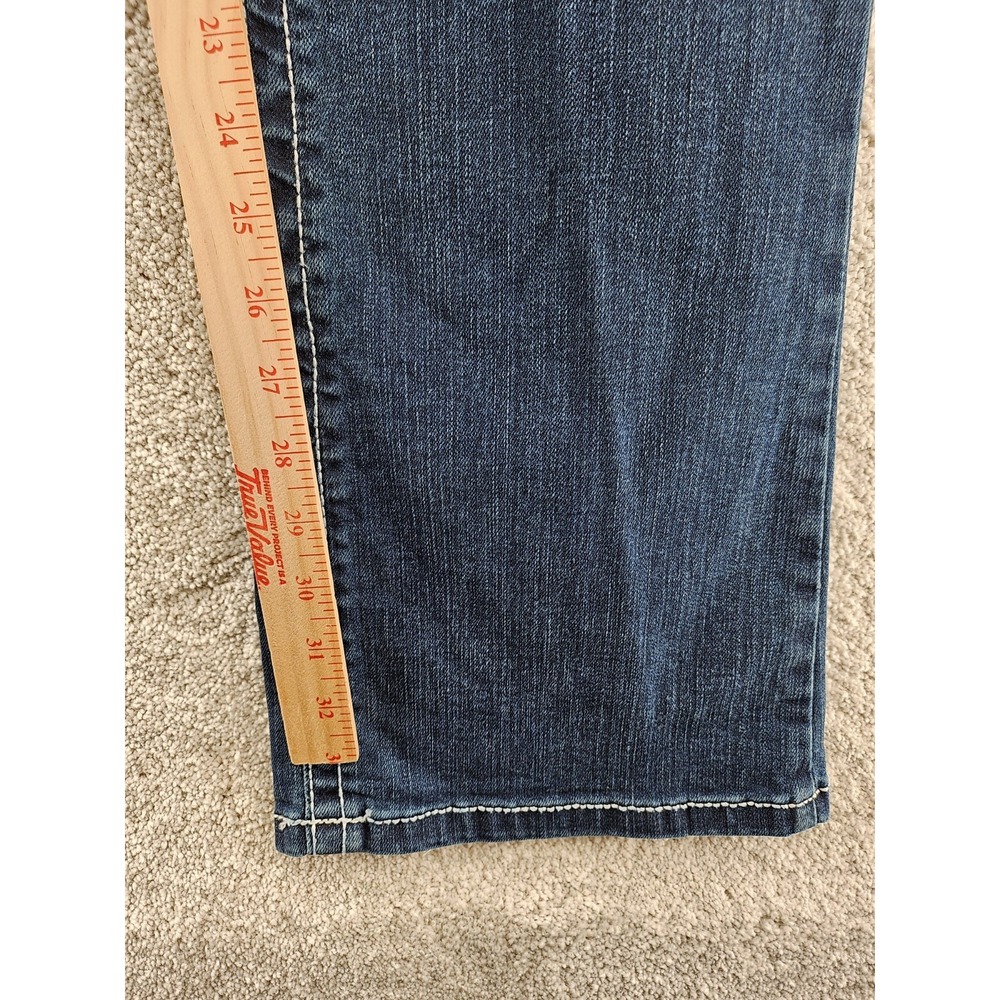 Wrangler Rock 47 Womens Ultra Low Rise Bootcut Jeans Dark Wash 32x34 NWT - Picture 8 of 12